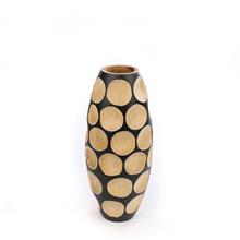 Kanika  Kanika vaas naturel dots15x35cm