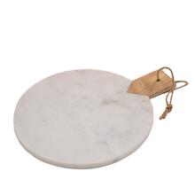 Kanika  Kanika  White stone chopping board # 28 cm