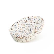 Kanika  Soap dish stone recycled  12 x 9 x 2.5 cm