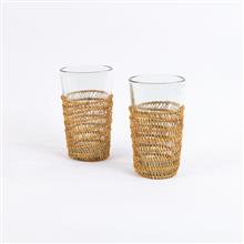 Kanika  Thee glas palmbl. 7,5x12cm