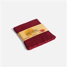 Theedoek Organic Katoen Rood Z