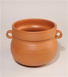 Bloempot  terracotta met handvat