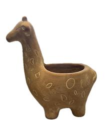 Bloempot  terracotta giraffe